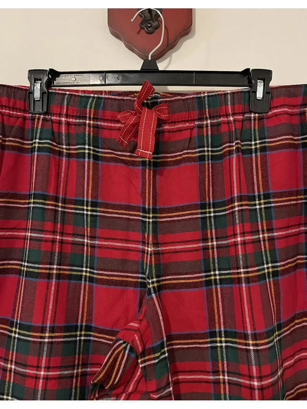 Old Navy Mens -2xl Tall- Red Plaid Cotton Lounge PJ Pants w/Pockets NWT! A5277